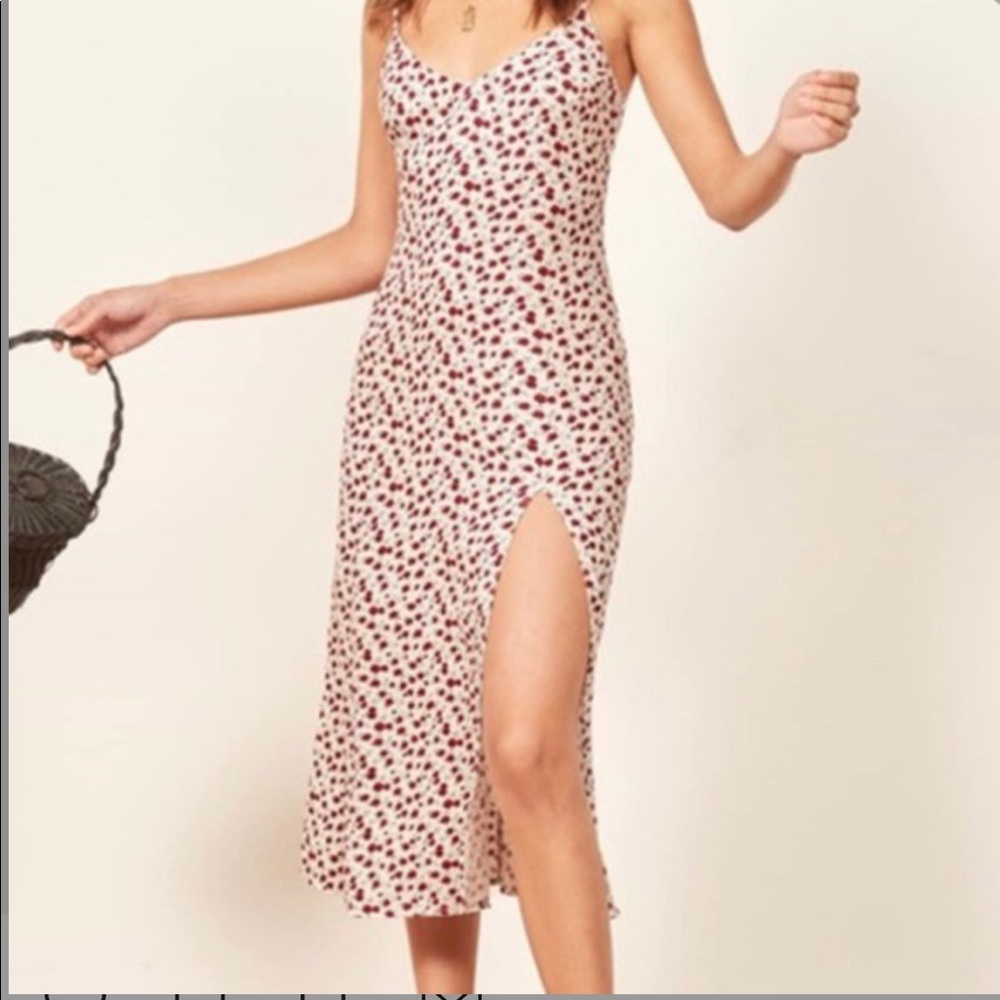 Reformation crimini dress - rose